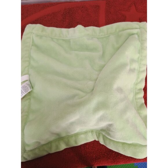 Carters Elephant Lovey Baby Blanket Plush Toy With Green & Blue Elephant Print - Picture 6 of 8